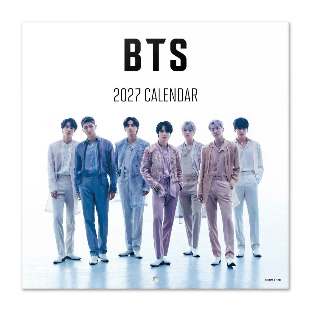 Grupo Erik BTS - 2027 30X30 Calendar - Multicolours